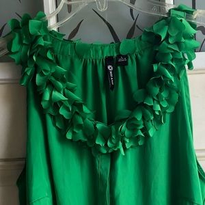 Kelly Green Sleeveless Top